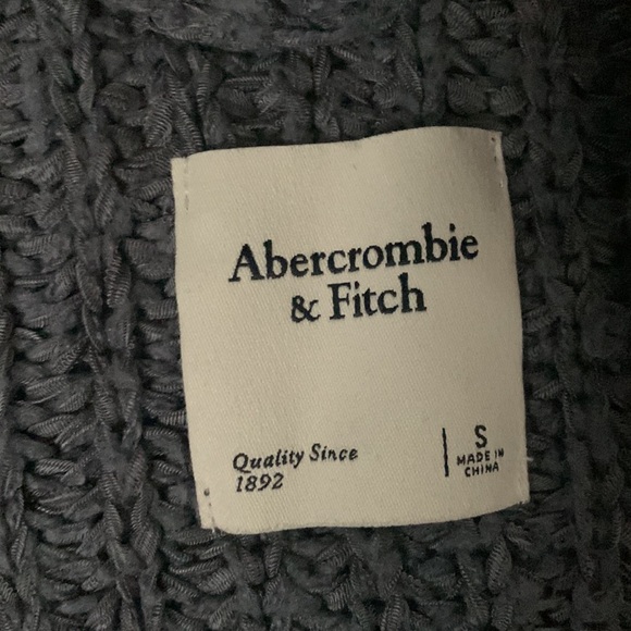 Grey- blue knit cardigan - Picture 2 of 2